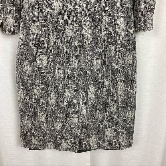 MM Lafleur Crackle Print Etsuko Sheath Dress Sz.12 - Picture 13 of 16